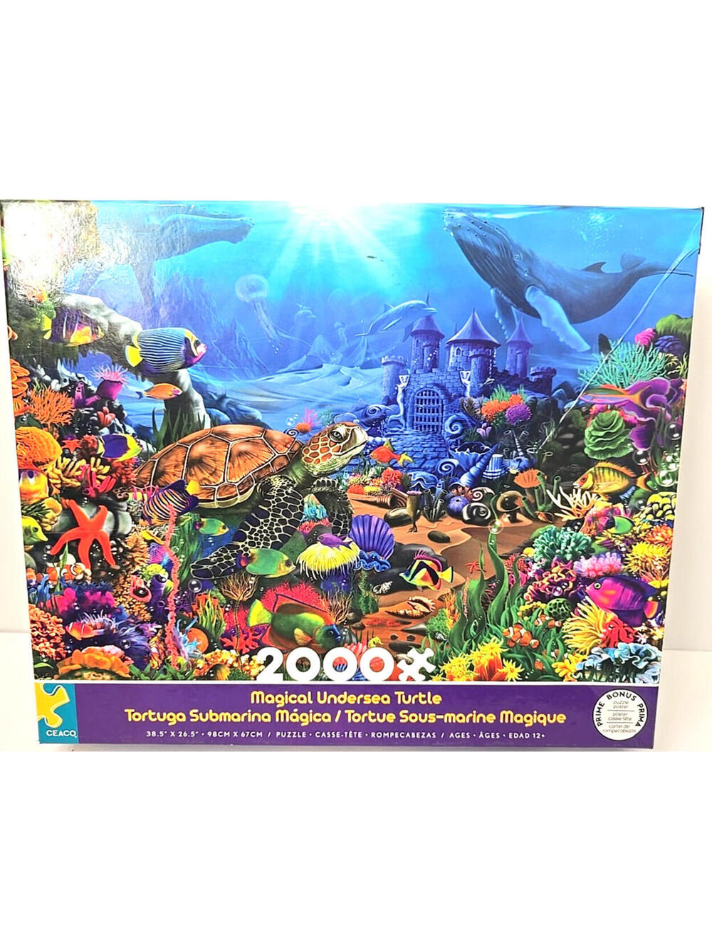 Ceaco Magical Undersea Turtle 2000 Pc Puzzle 2020